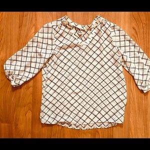 Old Navy Sheer Flowy Blouse